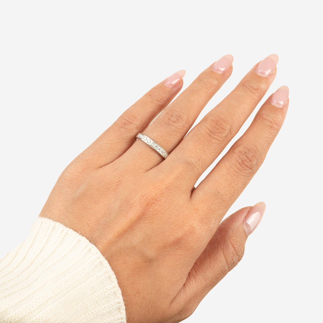 Channel Pave Ring