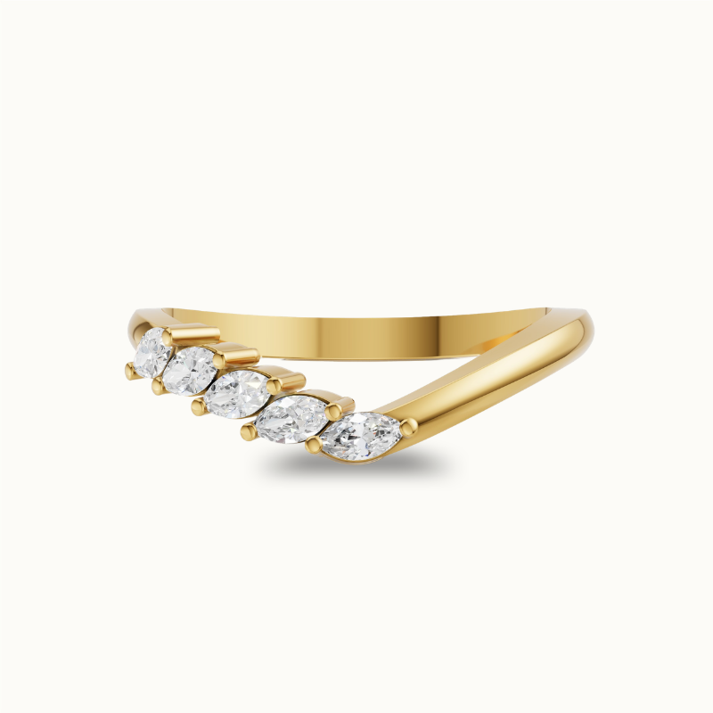 Curved Marquise