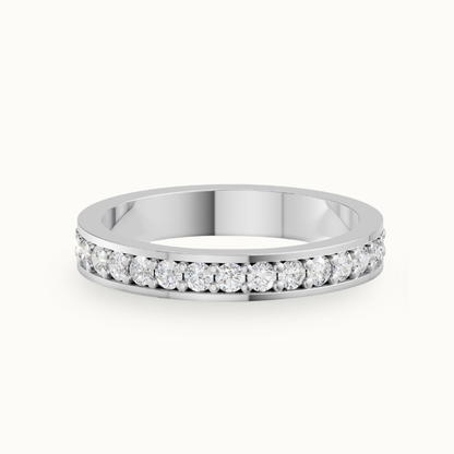 Channel Pave Ring