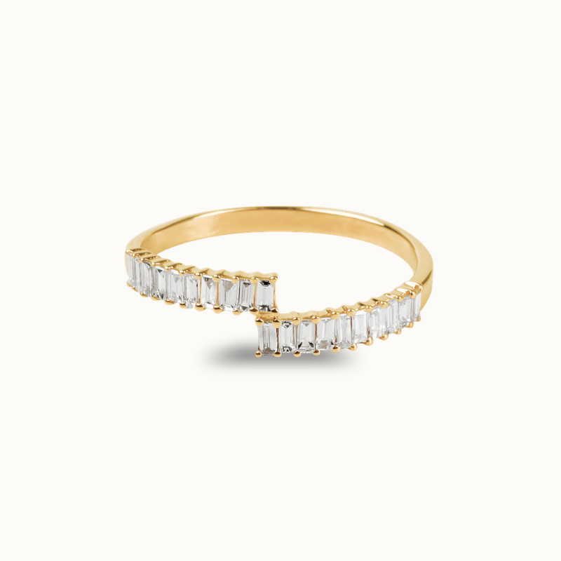 Split Baguette Ring