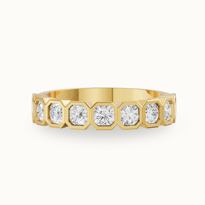 Asscher Half Eternity