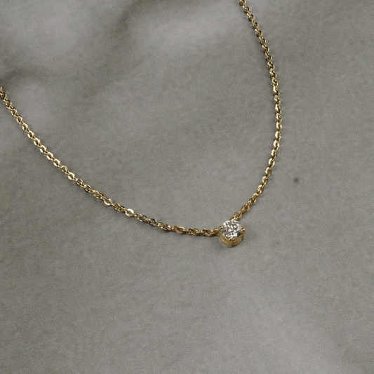 Tiny Round Necklace