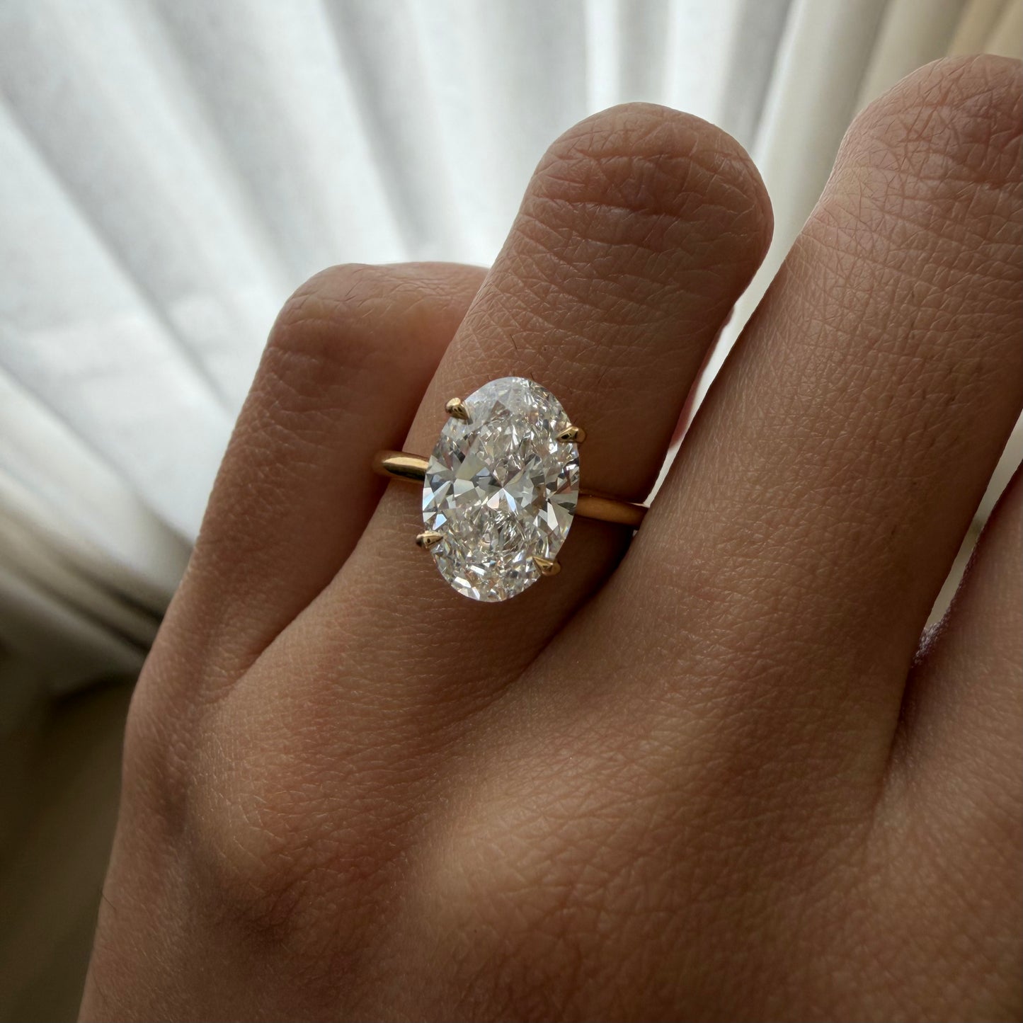 2.5ct Oval with Hidden Halo