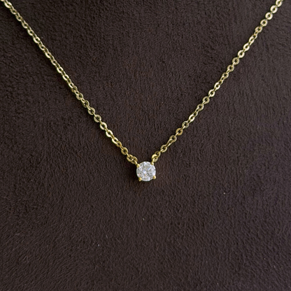 Tiny Round Necklace