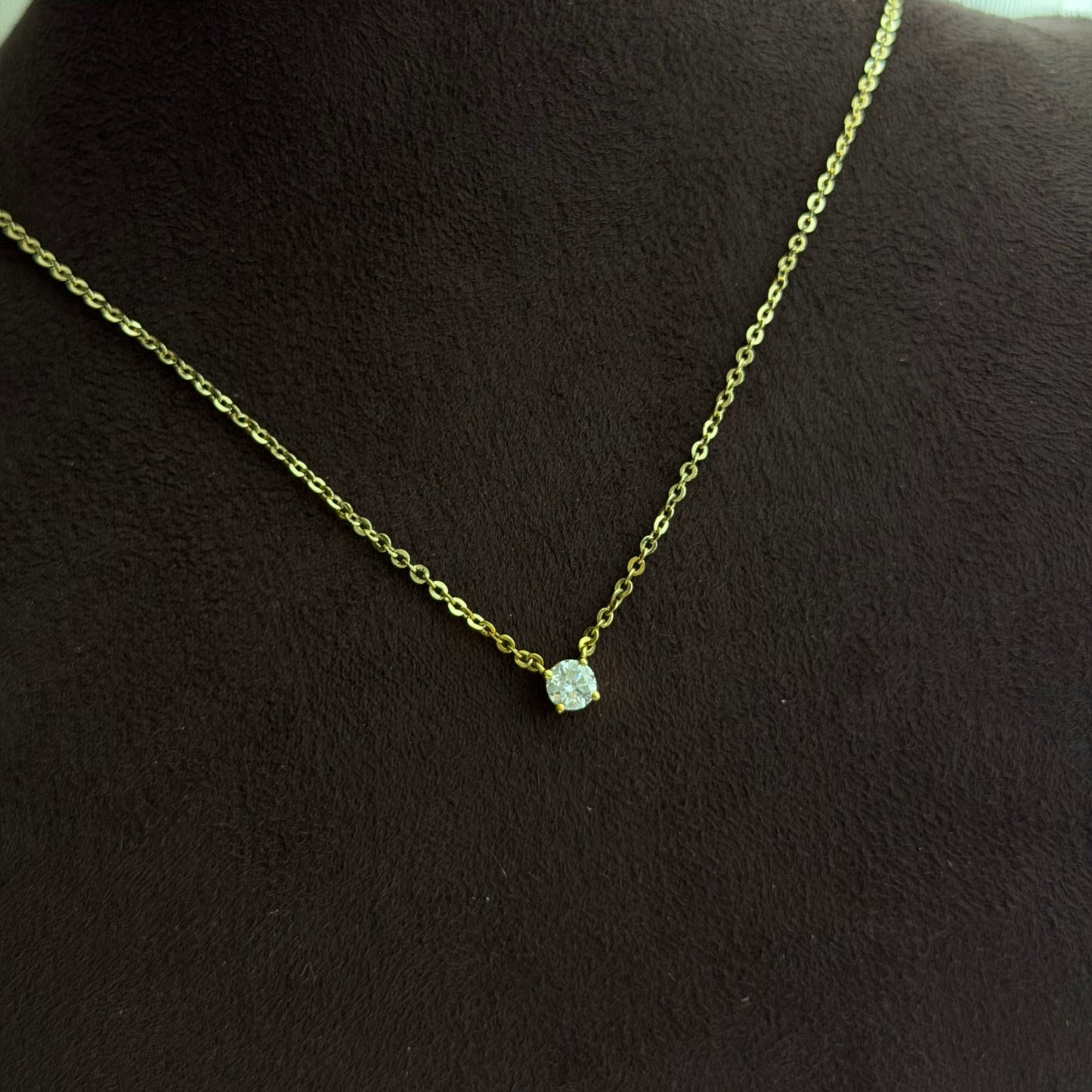 Tiny Round Necklace