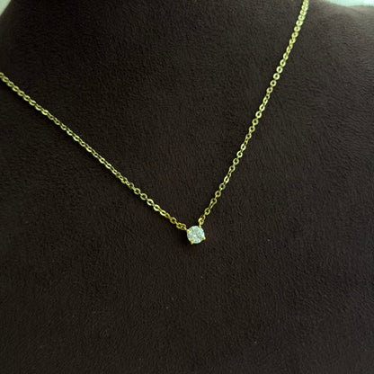 Tiny Round Necklace