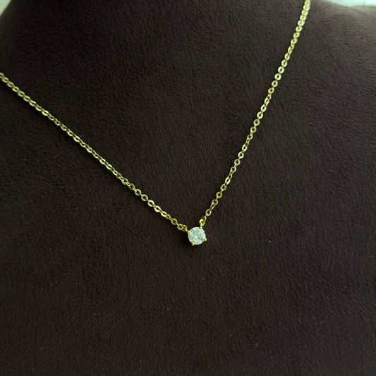 Tiny Round Necklace