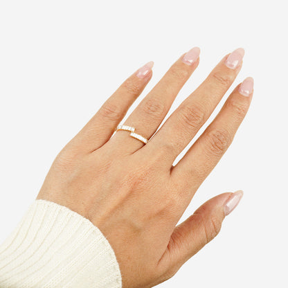 Split Baguette Ring