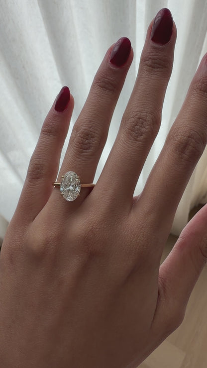 2.5ct Oval with Hidden Halo