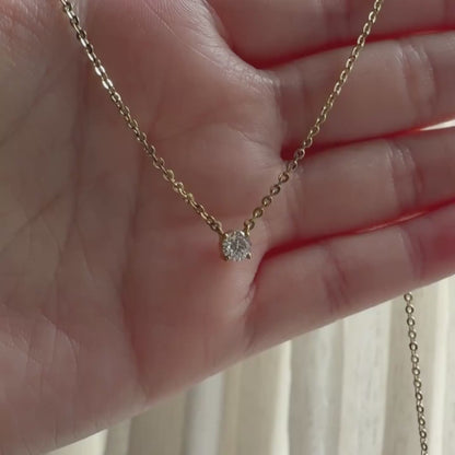 Tiny Round Necklace