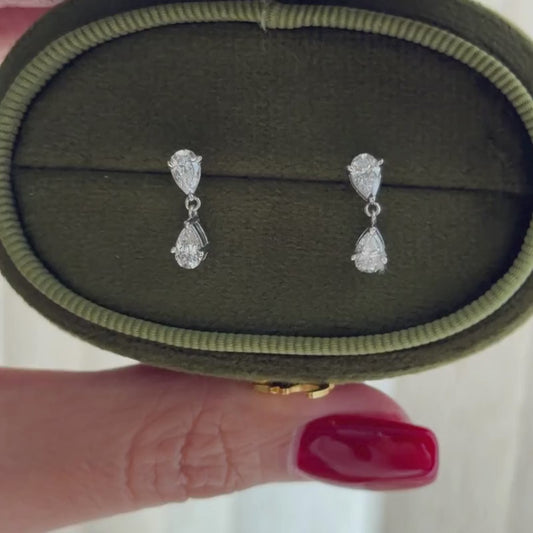 Pear Dangle Earrings